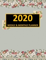 2020 Planner Weekly And Monthly: Yearly Planner: Jan 1, 2020 to Dec 31, 2020: Weekly & Monthly Planner + Calendar Views + Inspirational Quotes and Pretty Floral Cover (Heavenlyjoy Planner Series 2020) 1670558800 Book Cover