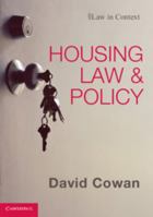 Housing Law and Policy 0521137195 Book Cover