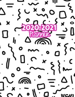 2020-2021 Planner: Two Year Calendar Organizer and Goal Journal | January 2020 - December 2021 Daily, Weekly and Monthly Planner Book with Back Sticker Expression Wall for 2 Years | Design Code 319955 1701625202 Book Cover