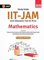 IIT JAM (Joint Admission Test for M.Sc.) 2020 - Mathematics 8194114470 Book Cover