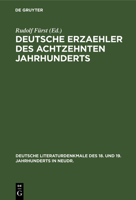 Deutsche Erzaehler Des Achtzehnten Jahrhunderts 3741136360 Book Cover