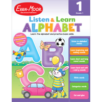 Listen and Learn: Alphabet, Grade 1 Workbook