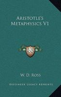 Aristotle's Metaphysics V1 1163169064 Book Cover