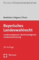 Bayerisches Landeswahlrecht: Landeswahlgesetz U Bezirkswahlgesetz U Landeswahlordnung Bayern 3756003620 Book Cover
