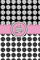 S: Volleyball Notebook Monogram Initial S Personalized Volleyball Gift for Players Coach Students Teachers (Volleyball Lovers) 1660438209 Book Cover