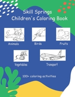 Children's Coloring Book : Animals, Birds, Vegetables, Fruits, Transports B08R9BNS7J Book Cover