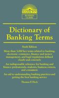 Dictionary of Banking Terms 0764112600 Book Cover
