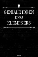 Geniale Ideen eines Klempners Notizbuch: Klempner Journal DIN A5 liniert 120 Seiten Geschenk 1712871331 Book Cover