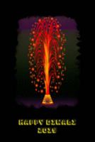 Happy Diwali 2019: Thoughtful Diwali Gift, Lined Blank Notebook, Mandala Back Cover, 6 x 9, 120 White Color Pages, Matte Finish Cover 1691404519 Book Cover