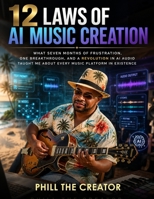 12 Laws of AI Music Creation: What Seven Months of Frustration, One Breakthrough, and a Revolution in AI Audio Taught Me About Every Music Platform in Existence B0H2YLXJJX Book Cover