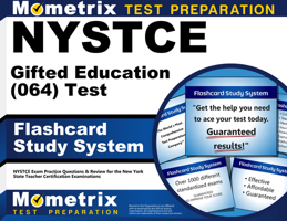 NYSTCE Gifted Education (064) Test Flashcard Study System: NYSTCE Exam Practice Questions & Review for the New York State Teacher Certification Examinations (Cards) 1610723589 Book Cover