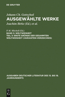 Erste Grunde Der Gesammten Weltweisheit (Variantenverzeichnis) 3110119579 Book Cover