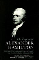 Cumulative Index to the Papers of Alexander Hamilton Vol No.27 0231089260 Book Cover