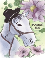 Planner 2020: Horse Lover Weekly Diary, Planner, Organizer 2020 | Calendar Schedule Views with Notes & Expense Tracker Pages | Unique Gift For Horse Lover, Farmer & Vet 1679345427 Book Cover