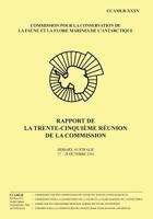 Rapport de La Trente-Cinquieme Reunion de La Commission: Hobart, Australie, 17 - 28 Octobre 2016 1543007082 Book Cover