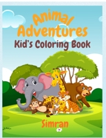 Animal Adventure: Kid's Coloring Book B0FMBTWDFJ Book Cover