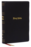 KJV Holy Bible, Super Giant Print Reference Bible, Black, Genuine Leather, 43,000 Cross References, Red Letter, Thumb Indexed, Comfort Print: King James Version 140032971X Book Cover