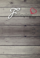 Familienplaner: 2020 I Wochenplaner I 4 Spalten I A5 I Einkaufsliste I To Do Liste I Kochplan I Ferien I Jahresübersichten I Geschenkidee Eltern, Oma, ... Erzieher I Motiv: Holz&Herz (German Edition) 1696061008 Book Cover