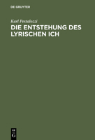 Die Entstehung Des Lyrischen Ich: Studien Zum Motiv Der Erhebung in Der Lyrik 3110064448 Book Cover