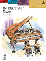 In Recital Duets, Volume One, Book 4, with CD 1569395187 Book Cover