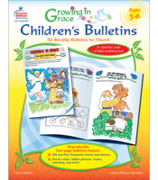 Growing in Grace Children’s Bulletins, Grades Preschool - K 1594412936 Book Cover