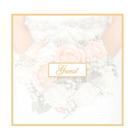 Guest Book for Weddings: Hard Cover Guestbook With 110 Pages 8.5 x 8.5 Sign In Memory Book Keepsake For Wedding Guest, Bridal Shower, Anniversary Party, Engagement Party 1953987370 Book Cover