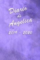 Agenda Scuola 2019 - 2020  - Angelica: Mensile - Settimanale - Giornaliera - Settembre 2019 - Agosto 2020 - Obiettivi - Rubrica - Orario Lezioni - ... Acquerello con  Rose Viola (Italian Edition) 1691448346 Book Cover