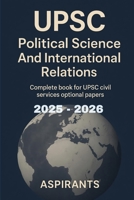 Upsc political science and international relations B0F8TS1TST Book Cover
