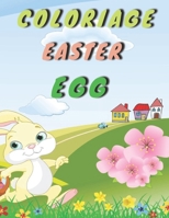 coloriage Easter egg: Easter Children's Coloring Book B08XT9L6QM Book Cover