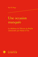 Une occasion manquée: La réédition de l'Histoire de Polybe commentée par Folard 2406147827 Book Cover