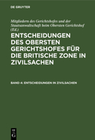 Entscheidungen in Zivilsachen 3112366158 Book Cover
