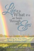 LIFE IT IS WHAT IT IS AS SEEN THROUGH MY EYES: As Long As Your Alive There Is Always Hope 1493116908 Book Cover