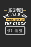Logistics Manager What I See At Work: Funny Journal | 6x9 Notebook | 120 pages | Dot Grid 1674768168 Book Cover