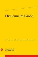 Dictionnaire Giono 2812460571 Book Cover