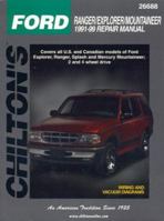 Ford Ranger, Explorer, and Mountainer, 1991-99 (Chilton's Total Car Care Repair Manual) 0801991315 Book Cover
