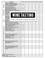 Wine Tasting Score Record : Wine Tasting Score Game Record Book, Wine Tasting Score Keeper, Wine Tasting More Seriously with Wine Tasters Scoresheet, Size 8. 5 X 11 Inch, 100 Pages 1723504343 Book Cover