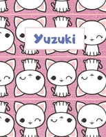 Yuzuki Personalized Genkouyoushi Notebook: Japanese Practice Book, Genkouyoushi Paper 8.5" x 11" 110 Pages (Genkouyoushi Notebooks) 165950967X Book Cover