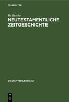 Neutestamentliche Zeitgeschichte 3110991918 Book Cover