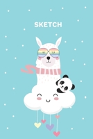 Sketch: A Magical Unicorn Sketch Book for fans of Cupcakes, Doodles, Llamas, Caticorns and Rainbows A Fun Art book for Elementary, Middle School and High School Girls 1676526773 Book Cover
