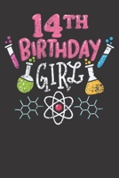 Notebook: 14th Birthday Science Future Teacher Party Gift College Ruled 6x9 120 Pages 1084141205 Book Cover