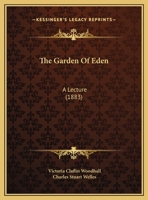 The Garden Of Eden: A Lecture 1165643448 Book Cover