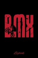BMX LOGBOOK: Blank Lined Notebook, 6 x 9, 120 White Color Pages, Matte Finish Cover 1694729680 Book Cover
