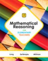 Mathematical Reasoning for Elementary Teachers 0321693124 Book Cover