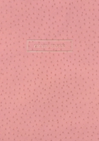 Graph Paper: Executive Style Composition Notebook - Pink Ostrich Skin Leather Style, Softcover 7 x 10 - 100 pages (Office Essentials) 1691080047 Book Cover