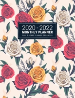 2020-2022 Monthly Planner: Colorful Flower Cover/ 3 year Monthly Calendar Planner 36 Months Yearly Planner 2020/2022 with Yearly Goals Birthday Log (2020/2022 Full 3-year Planner Organizer) 1676715894 Book Cover