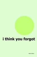 ithinkyouforgot: the second collection of poems by alaina latona from approx. 2016-2023 (poetry) B0CGTTD1B2 Book Cover