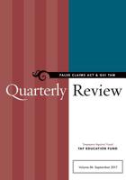 False Claims Act & Qui Tam Quarterly Review 0999218549 Book Cover