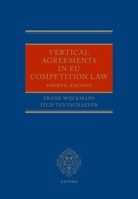 Vertical Agreements in EU Competition Law 4E 0198897324 Book Cover
