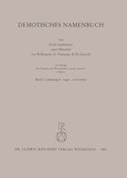Demotisches Namenbuch: Lieferung 9 3882264896 Book Cover
