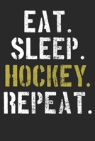 Notebook: Hockey Player 6x9 Dot Grid 120 Pages 1677163526 Book Cover